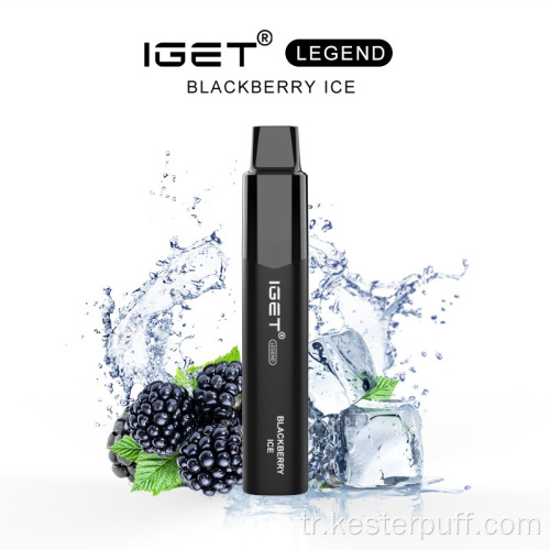 Iget Legend 4000 Puflar Tek Kullanımlık Vape Yaban Mersini Buz